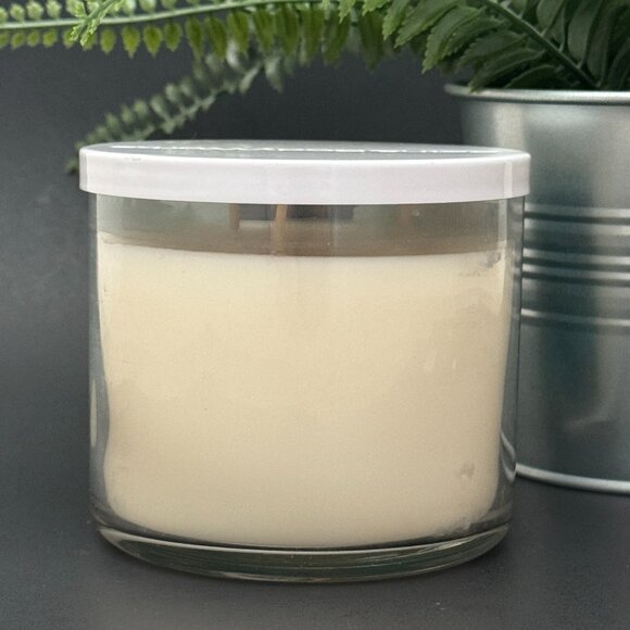 BBW Blue Sky Breeze Bath & Body Works 3 Wick Candle - Picture 2 of 10